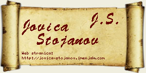 Jovica Stojanov vizit kartica